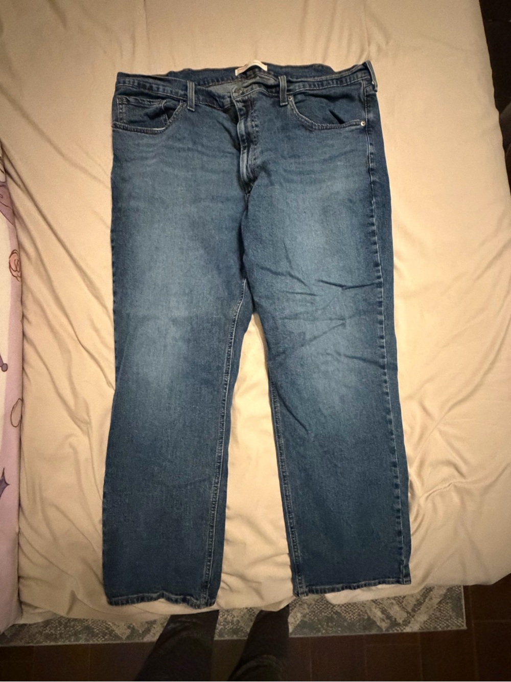 Signature by Levi Strauss Men's Straight Jeans in Medium Blue